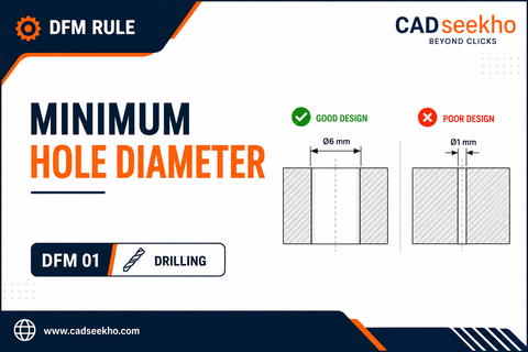 Minimum Hole Diameter in Design: A Senior Engineer's Guide for Every CAD Fresher