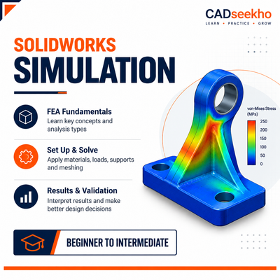SOLIDWORKS Simulation — FEA & Engineering Analysis course